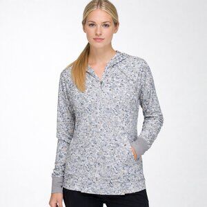 lululemon Lightened Up Not So Petite Fleur Silver Spoon Pullover Hoodie Jacket